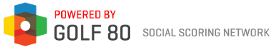 PoweredBy Golf80.com - Social Scoring Network
